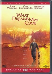 What dreams may come [videorecording] / Polygram Filmed Entertainment presents an Interscope Communications production in association with Metafilmics ; a film by Vincent Ward ; produced by Stephen Simon and Barnet Bain ; screenplay by Ron Bass ; directed by Vincent Ward.