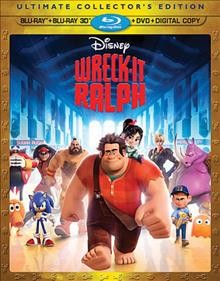 Wreck-It Ralph [Blu-ray videorecording] / Walt Disney Animation Studios ; directed by Rich Moore ; produced by Clark Spencer ; story by Rich Moore, Phil Johnston, Jim Reardon ; screenplay by Phil Johnston, Jennifer Lee.