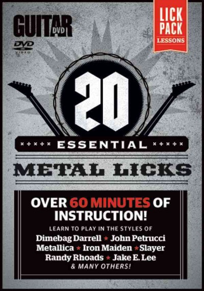 20 essential metal licks / instructor, Metal Mike Chlasciak