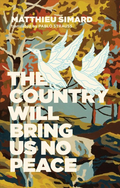 The country will bring us no peace / a novel without music by Matthieu Simard ; translated by Pablo Strauss.