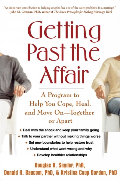 Getting past the affair : a program to help you cope, heal, and move on-- together or apart / Douglas K. Snyder, Donald H. Baucom, Kristina Coop Gordon.