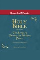 Part 1, holy bible books of poetry and wisdom-volume 11 Cover Image