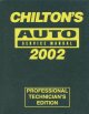 Go to record Chilton's auto service manual, 2002 edition.